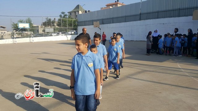  كفرقاسم- فيديو: البداية الصحيحة هي عنوان النجاح .. مدرسه جنة ابن رشد تستقبل طلابها بمراحل مدروسة وتودع حجاجها